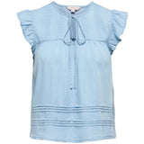 ONLY ONLY dam topp ONLCHARIS Top Light Blue Denim