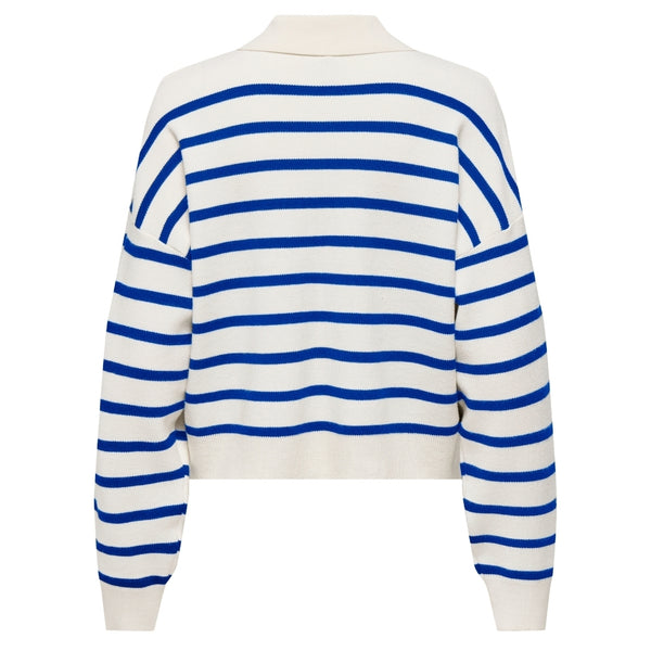 ONLY ONLY dame topp ONLLUCY Knit Cloud Dancer Surf The Web