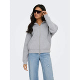 ONLY ONLY dam huva ONLNAOMI Sweatshirt Light Grey Melange