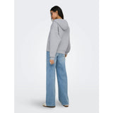 ONLY ONLY dam huva ONLNAOMI Sweatshirt Light Grey Melange