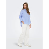 ONLY ONLY dam skjorta ONLGRACE Shirt Brunnera Blue WHITE