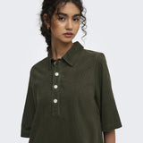 ONLY Only dam klänning ONLGRY Dress Forest Night