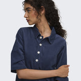 ONLY Only dam klänning ONLGRY Dress Navy Blazer