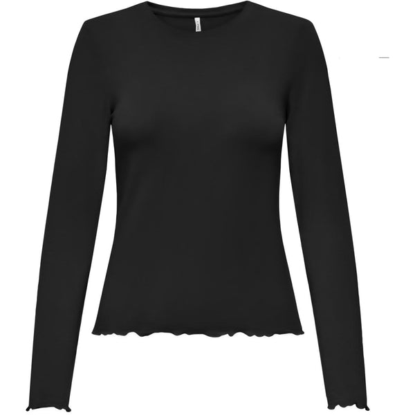 ONLY Only dam långärmad topp ONLVIRRO Top Black