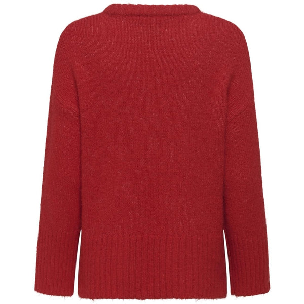 ONLY Only dam stickad tröja ONLMAGGIE Knit Salsa