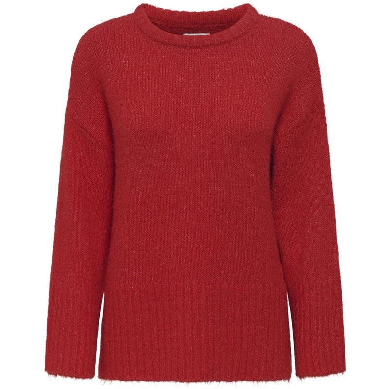 ONLY Only dam stickad tröja ONLMAGGIE Knit Salsa