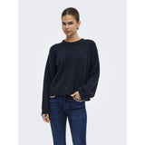 ONLY Only dam stickad tröja ONLSIMONI Pullover Night Sky