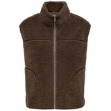 ONLY Only dam teddyväst ONLBABY Vest Chocolate Martini