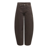 ONLY Only dambyxor ONLTAYLOR Jeans Dark Brown