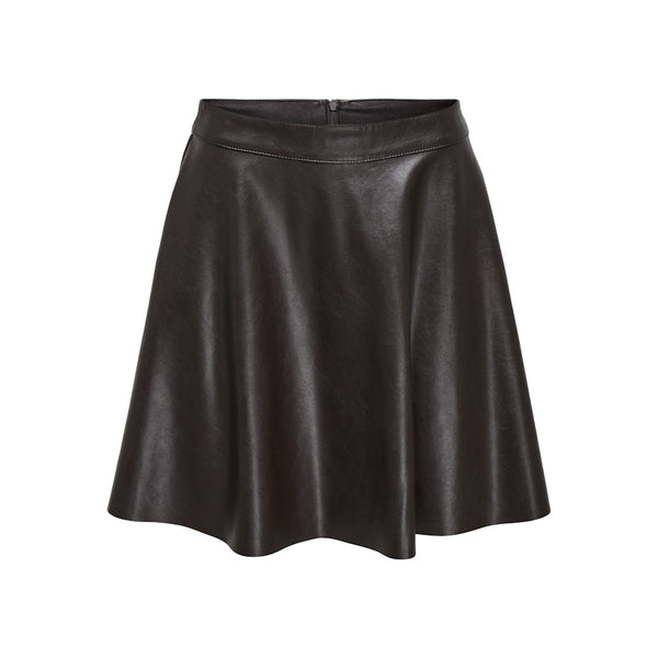 ONLY Only damkjol ONLLUNA Skirt Black Coffee
