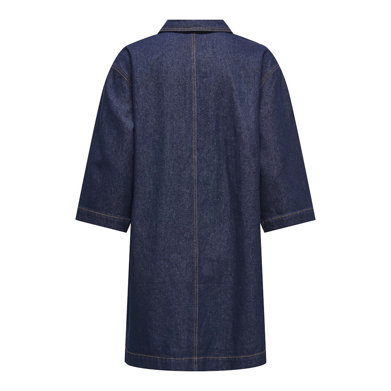 ONLY Only damklänning ONLMILES Dress Dark Blue Denim