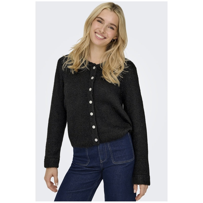 ONLY Only damstickad kofta ONLMAGGIE Knit Black