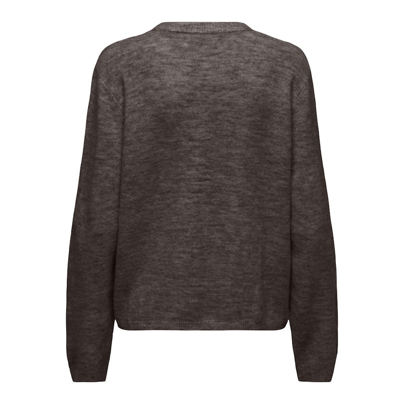 ONLY Only damstickad kofta ONLSIMONI Knit Coffee Bean