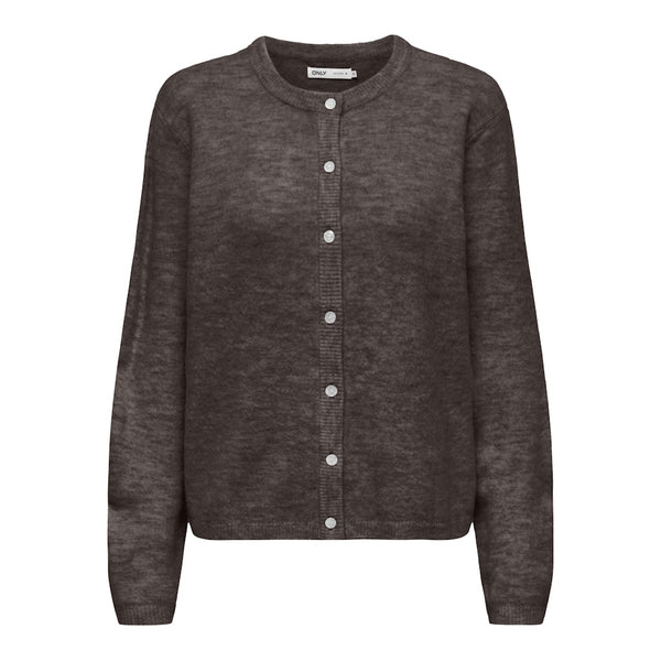 ONLY Only damstickad kofta ONLSIMONI Knit Coffee Bean