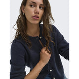 ONLY Only damstickad kofta ONLSIMONI Knit Night Sky