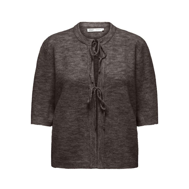 ONLY Only damstickad kofta ONLSIMONI Knit Coffee Bean