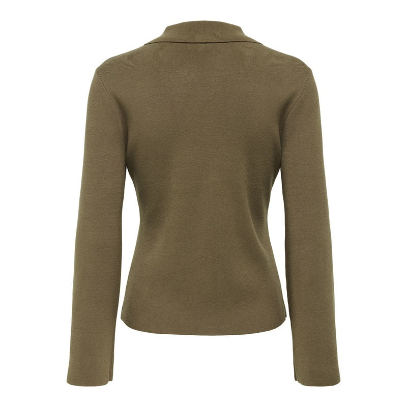 ONLY Only damstickad polotröja kofta ONLANDREA Knit Cub