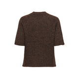 ONLY Only damstickad tröja ONLAZU Knit Seal Brown