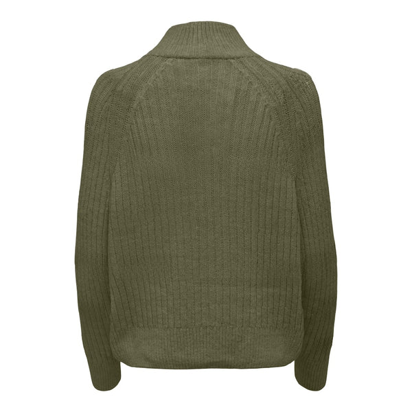 ONLY Only damstickad tröja ONLLEISE Knit WINTER MOSS