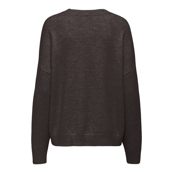 ONLY Only damstickning ONLRENE Knit Chocolate Torte Melange