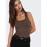 ONLY Only damtopp ONLLONE Top Seal Brown