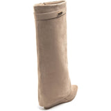 SHOES Ophelie dam folded boots 9623A-1 Restudsalg Kaki