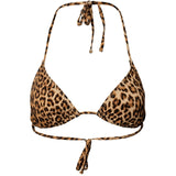 PIECES PCBAOMI BIKINI TRIANGLE BRA SWW NOOS BC Restudsalg Black Leo