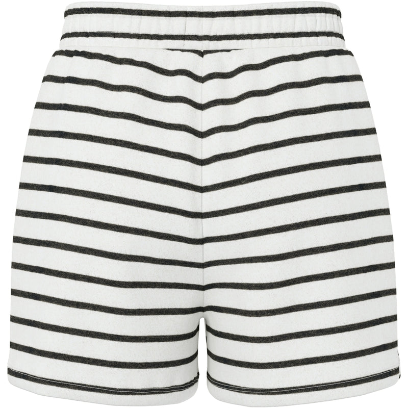 PIECES PCCHILLI dam shorts PCCHILLI Restudsalg Cloud Dancer Stripes BLACK