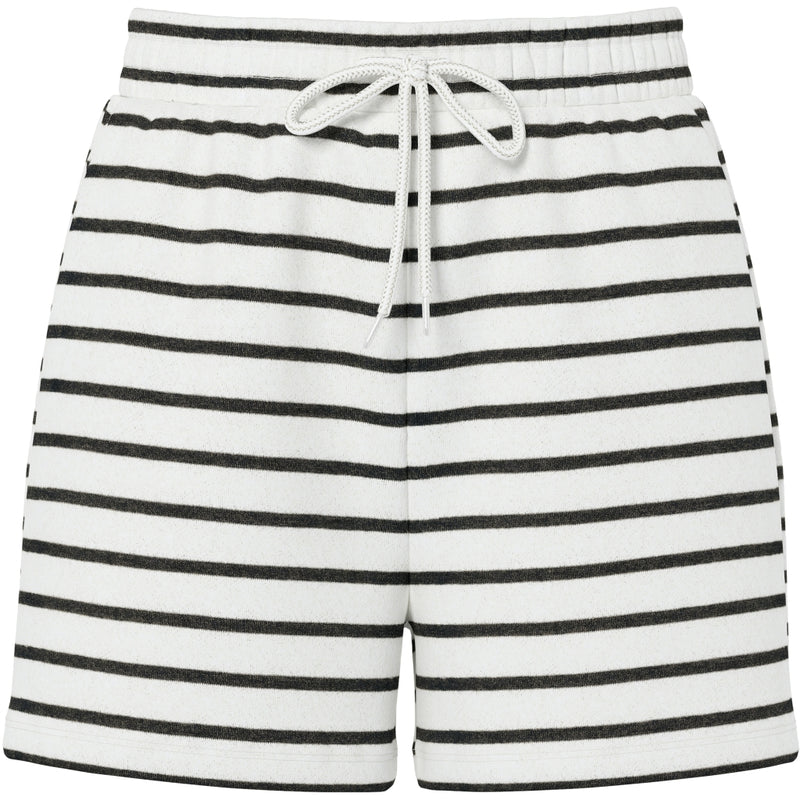 PIECES PCCHILLI dam shorts PCCHILLI Restudsalg Cloud Dancer Stripes BLACK
