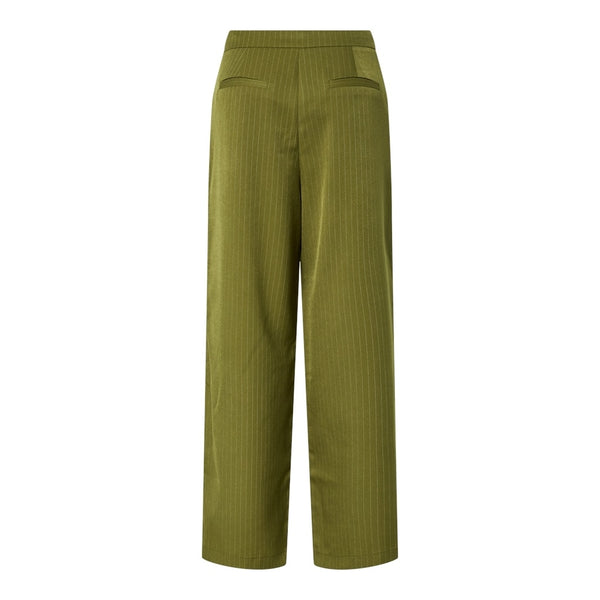 PIECES PIECES DAMBYXOR PCFALKA Pant Sphagnum Stripes