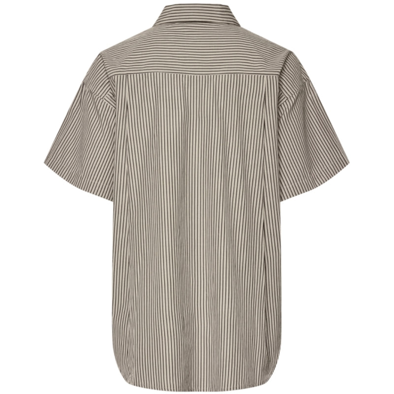 PIECES PIECES DAMSKJOL PCFEMME Shirt Birch Stripes Delicioso