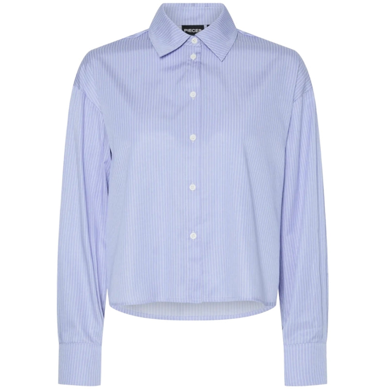 PIECES PIECES DAMSKJOL PCJEONA Shirt Baby Lavender CLOUD DANCER
