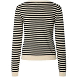 PIECES PIECES DAM CARDIGAN PCNORA Cardigan Birch Stripes black