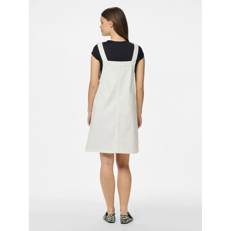 PIECES PIECES DAM DENIMKLÄNNING PCMONICA Dress Bright White