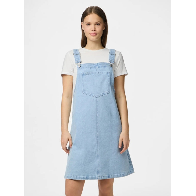 PIECES PIECES DAM DENIMKLÄNNING PCMONICA Dress Light Blue Denim