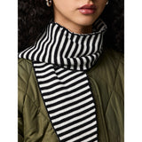 PIECES PIECES DAM Halsduk PCKOMMA Scarf Black Bright White