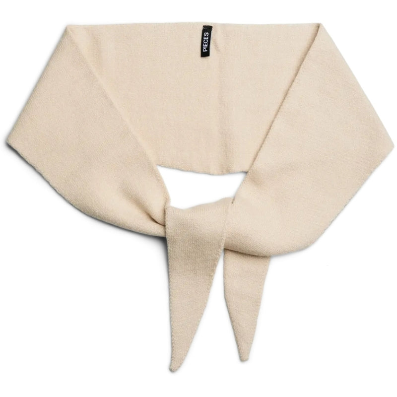 PIECES PIECES DAM Halsduk PCKOMMA Scarf Whitecap Gray