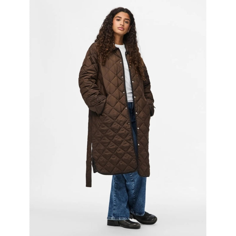 PIECES PIECES DAM JACKA PCEMILY Jacket Hot Fudge Bindings