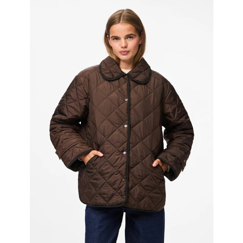 PIECES PIECES DAM JAKKE PCEMILY Jacket Hot Fudge Bindings