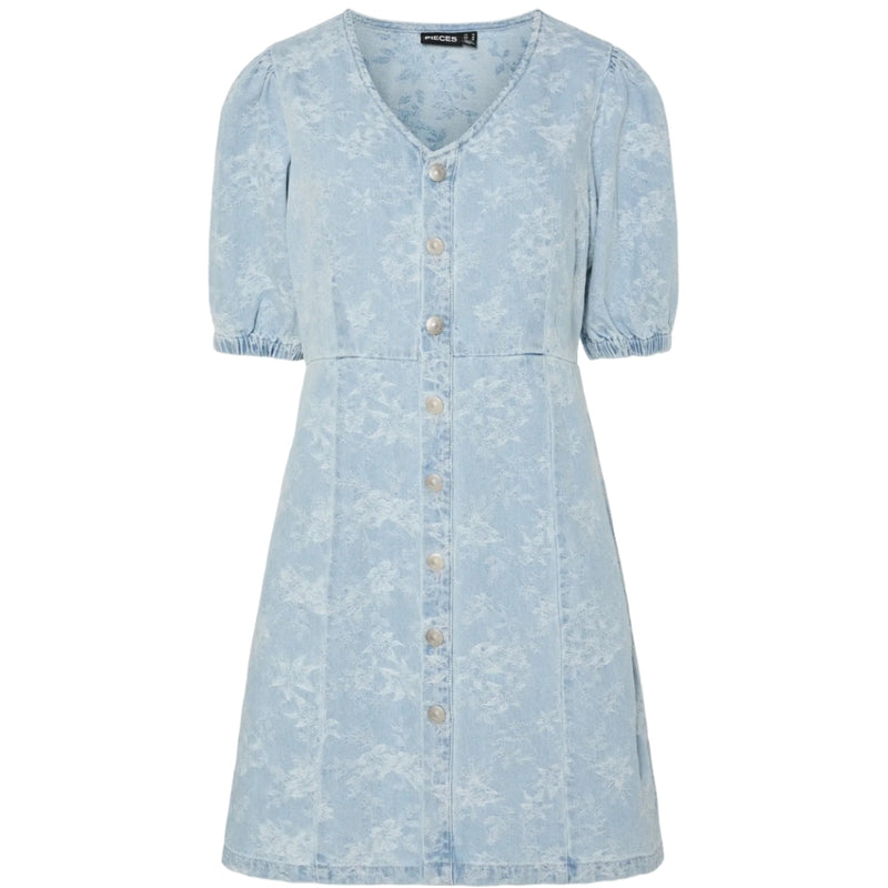 PIECES PIECES DAM JEANSKLÄNNING PCFELINE Dress Light Blue Denim