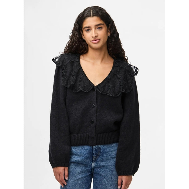 PIECES PIECES DAM KARDIGAN PCABBY Cardigan Black