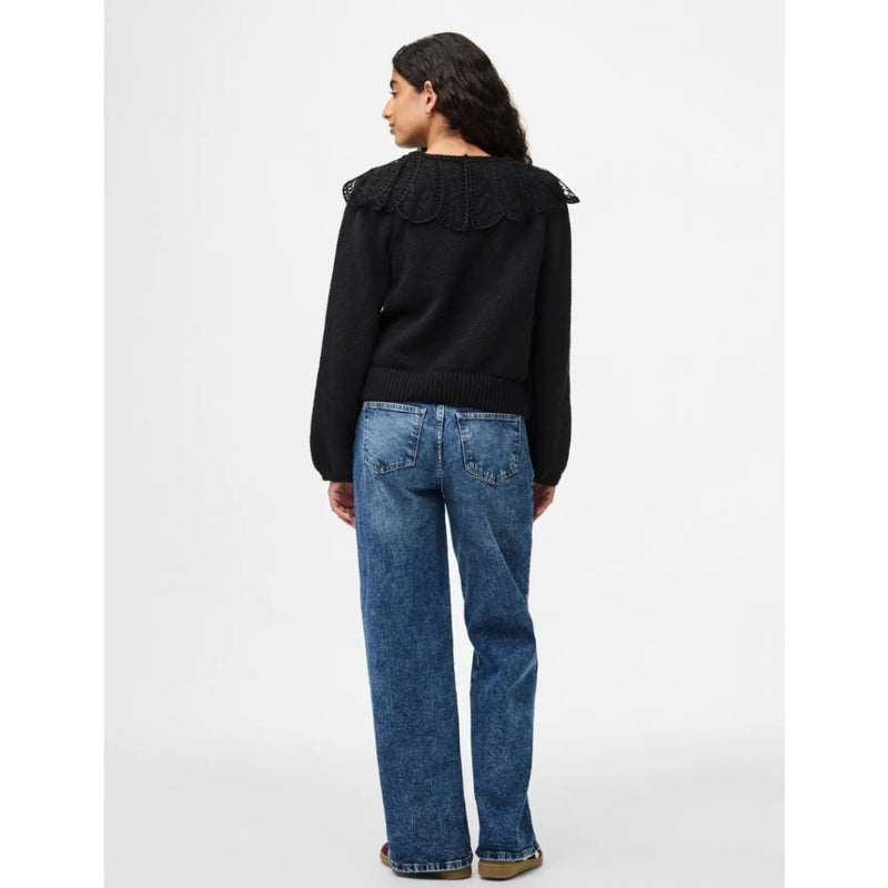 PIECES PIECES DAM KARDIGAN PCABBY Cardigan Black