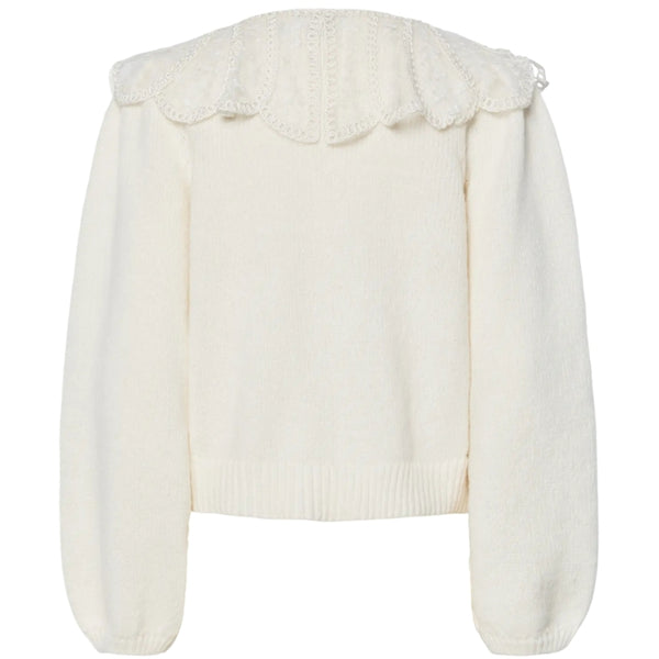 PIECES PIECES DAM KARDIGAN PCABBY Cardigan Cloud Dancer