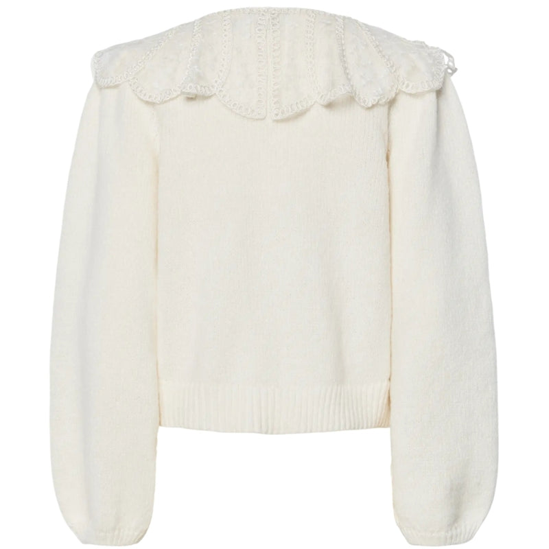 PIECES PIECES DAM KARDIGAN PCABBY Cardigan Cloud Dancer