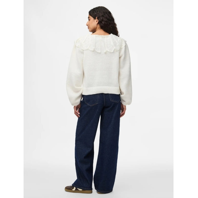 PIECES PIECES DAM KARDIGAN PCABBY Cardigan Cloud Dancer