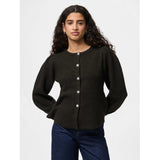 PIECES PIECES DAM KARDIGAN PCANNIE Cardigan Delicioso Silver Bottons