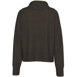PIECES PIECES DAM KARDIGAN PCMALOU Cardigan Hot Fudge Melange