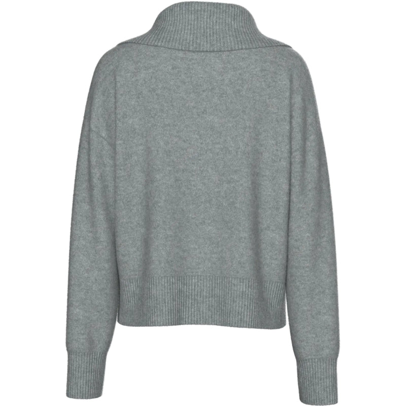 PIECES PIECES DAM KARDIGAN PCMALOU Cardigan Medium grey melange
