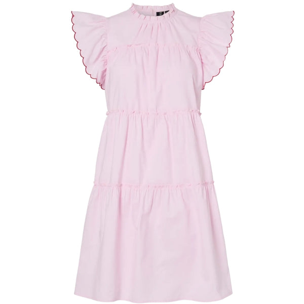 PIECES PIECES DAM KLÄNNING PCJILLA Dress Pink Tulle Goji Berry Stitching