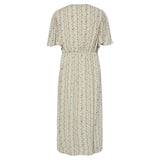PIECES PIECES DAM KLÄNNING PCTAITLYN Dress Birch Striped Flower